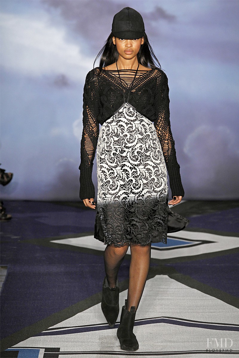 Marihenny Rivera Pasible featured in  the Jen Kao fashion show for Autumn/Winter 2012