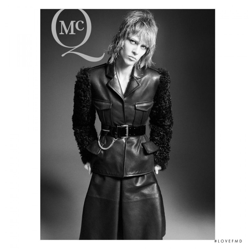 Aymeline Valade featured in  the McQ Alexander McQueen advertisement for Autumn/Winter 2012