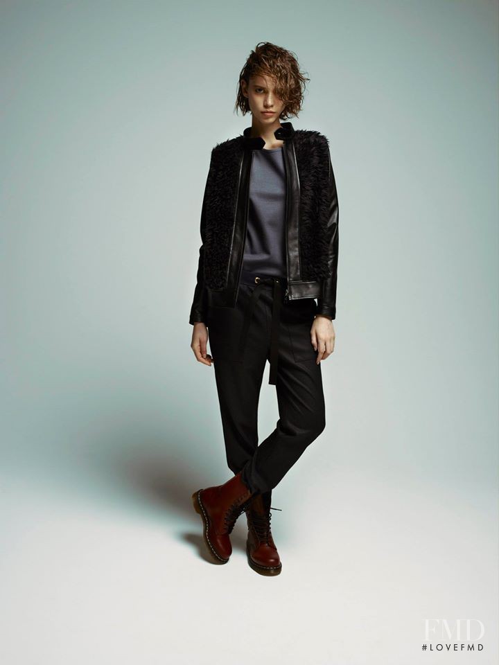 Amanda de Oliveira Queiroz featured in  the Lep Luss lookbook for Autumn/Winter 2014