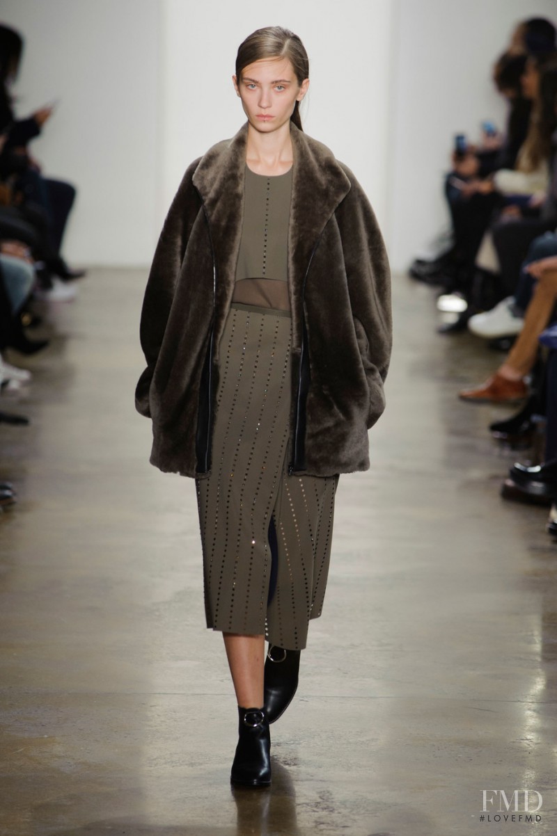 Cleo Cwiek featured in  the Dion Lee fashion show for Autumn/Winter 2016