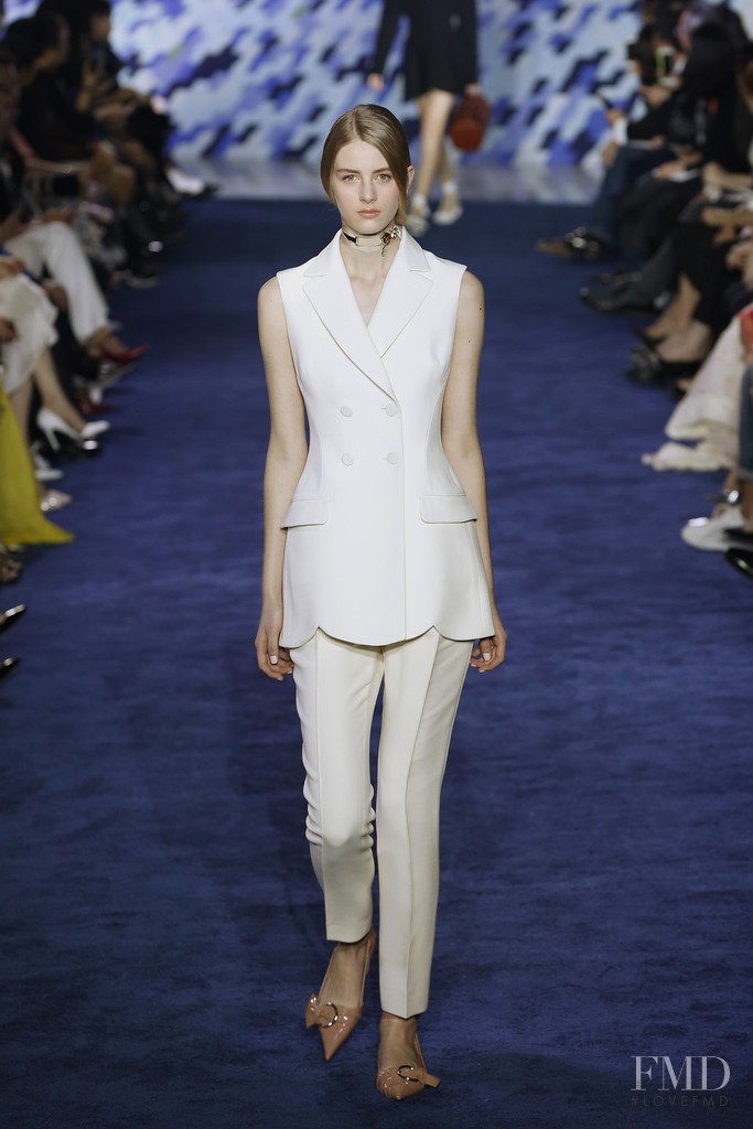 Deva Reeb featured in  the Christian Dior fashion show for Spring/Summer 2016