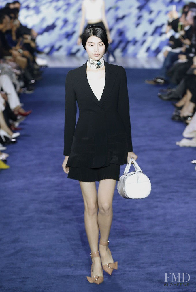 Ming Xi featured in  the Christian Dior fashion show for Spring/Summer 2016