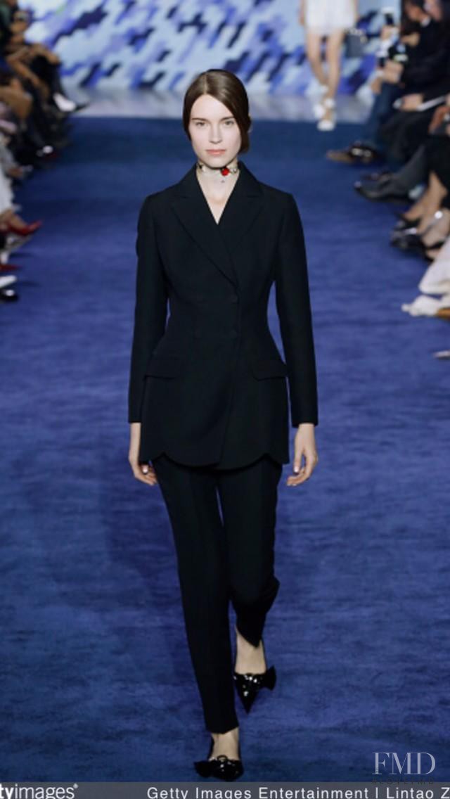 Eliza Hartmann featured in  the Christian Dior fashion show for Spring/Summer 2016