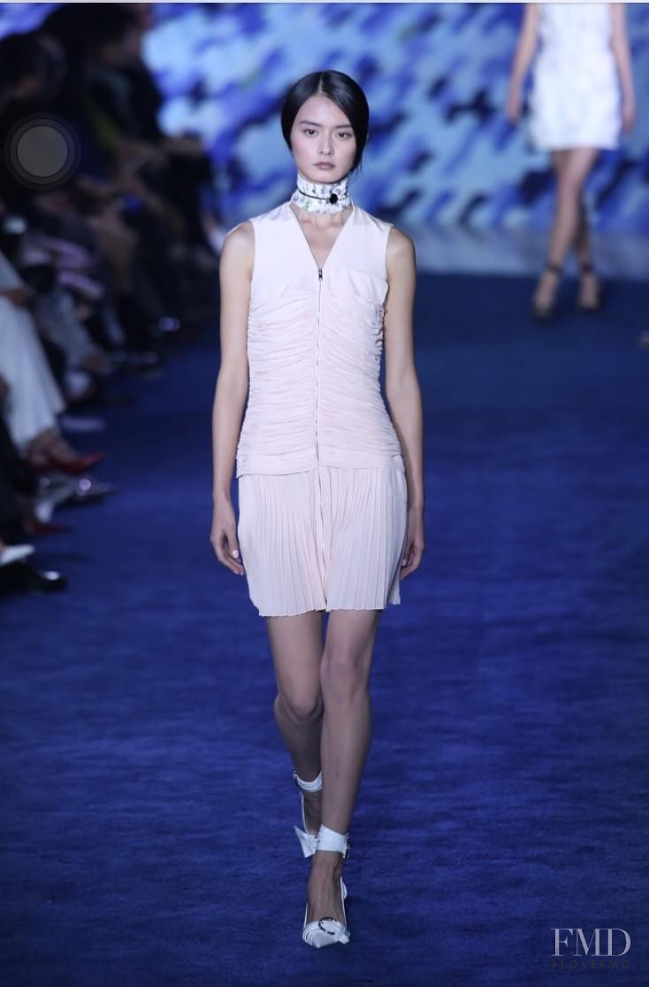 Jaclyn Yang featured in  the Christian Dior fashion show for Spring/Summer 2016