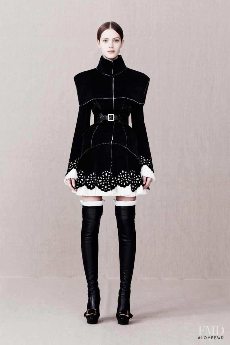 Esther Heesch featured in  the Alexander McQueen fashion show for Pre-Fall 2013