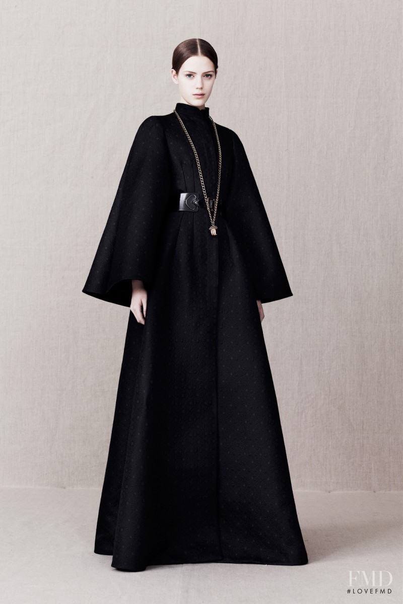 Esther Heesch featured in  the Alexander McQueen fashion show for Pre-Fall 2013