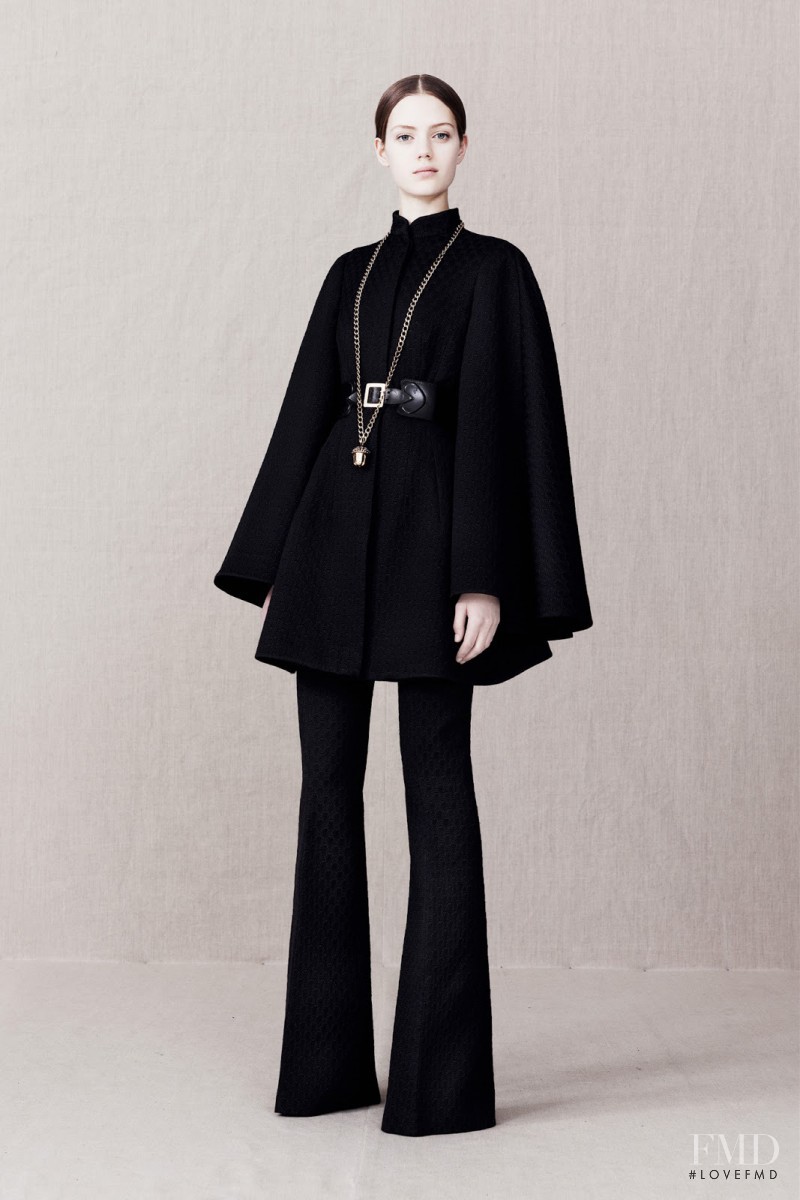 Esther Heesch featured in  the Alexander McQueen fashion show for Pre-Fall 2013