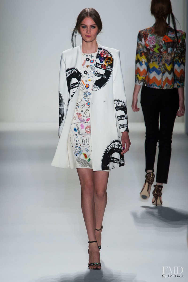 Nele Kenzler featured in  the Libertine fashion show for Spring/Summer 2014