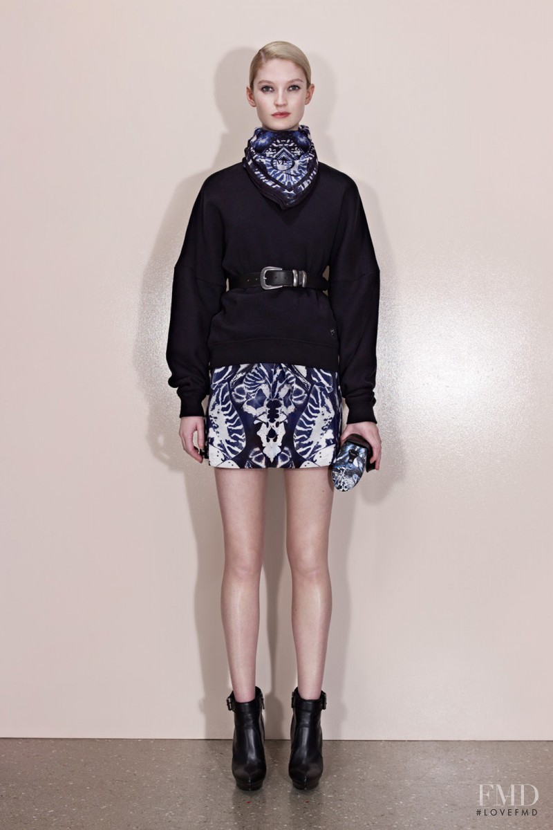 Helena Greyhorse featured in  the McQ Alexander McQueen fashion show for Pre-Fall 2013