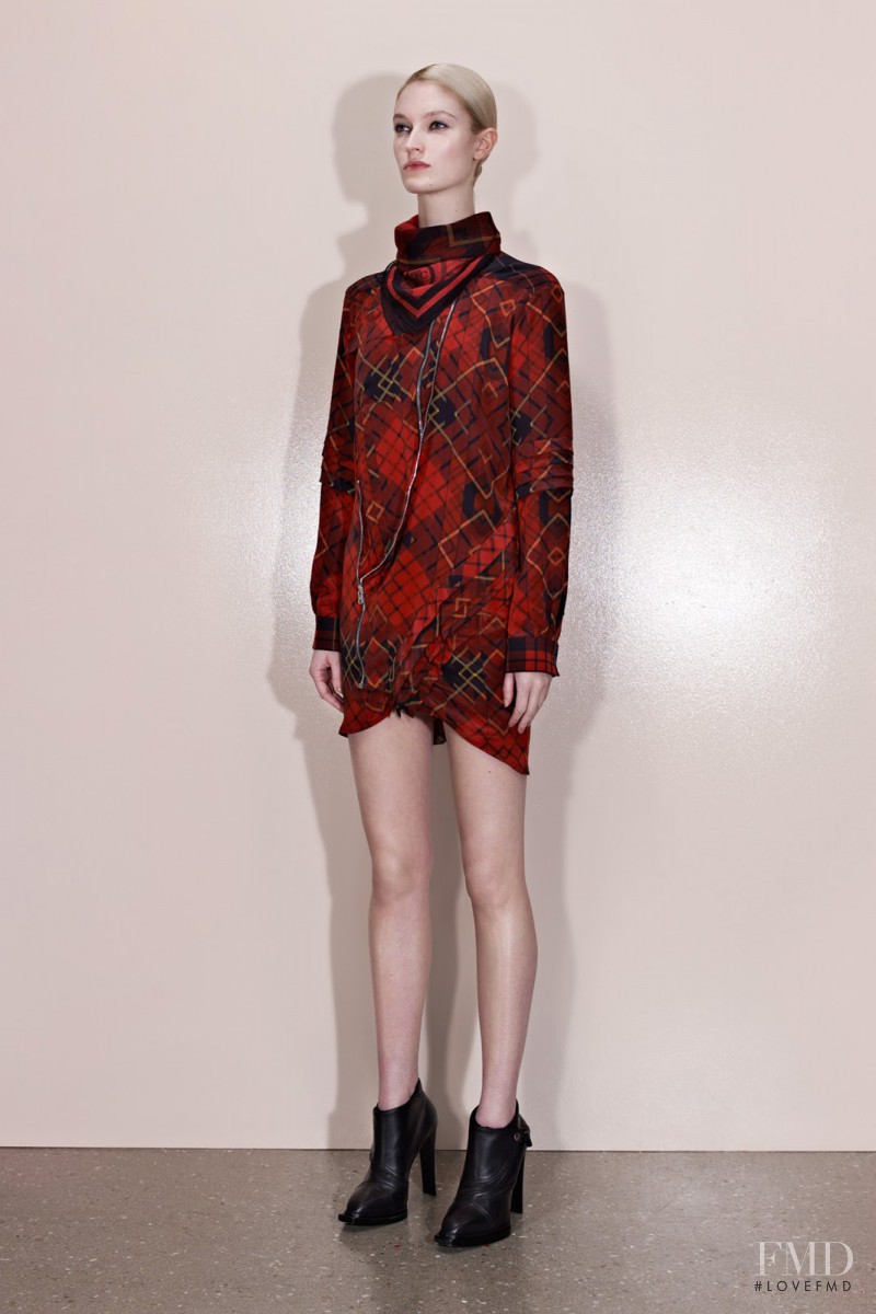 Helena Greyhorse featured in  the McQ Alexander McQueen fashion show for Pre-Fall 2013