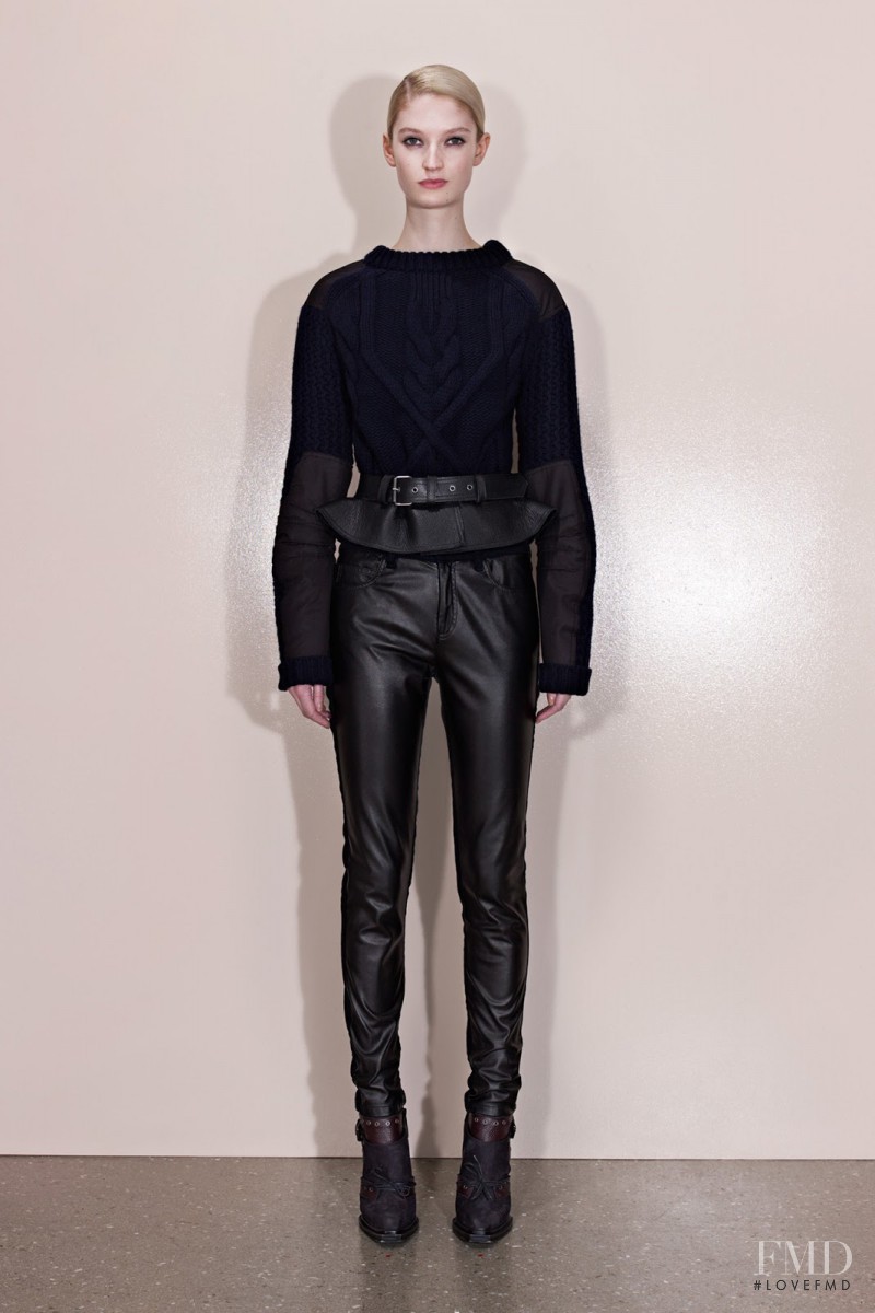 Helena Greyhorse featured in  the McQ Alexander McQueen fashion show for Pre-Fall 2013