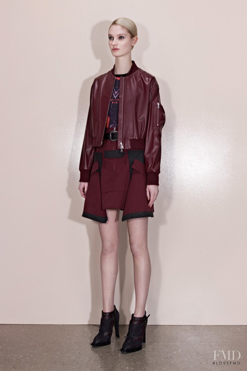 Helena Greyhorse featured in  the McQ Alexander McQueen fashion show for Pre-Fall 2013