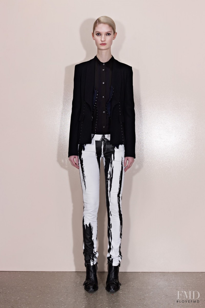 Helena Greyhorse featured in  the McQ Alexander McQueen fashion show for Pre-Fall 2013