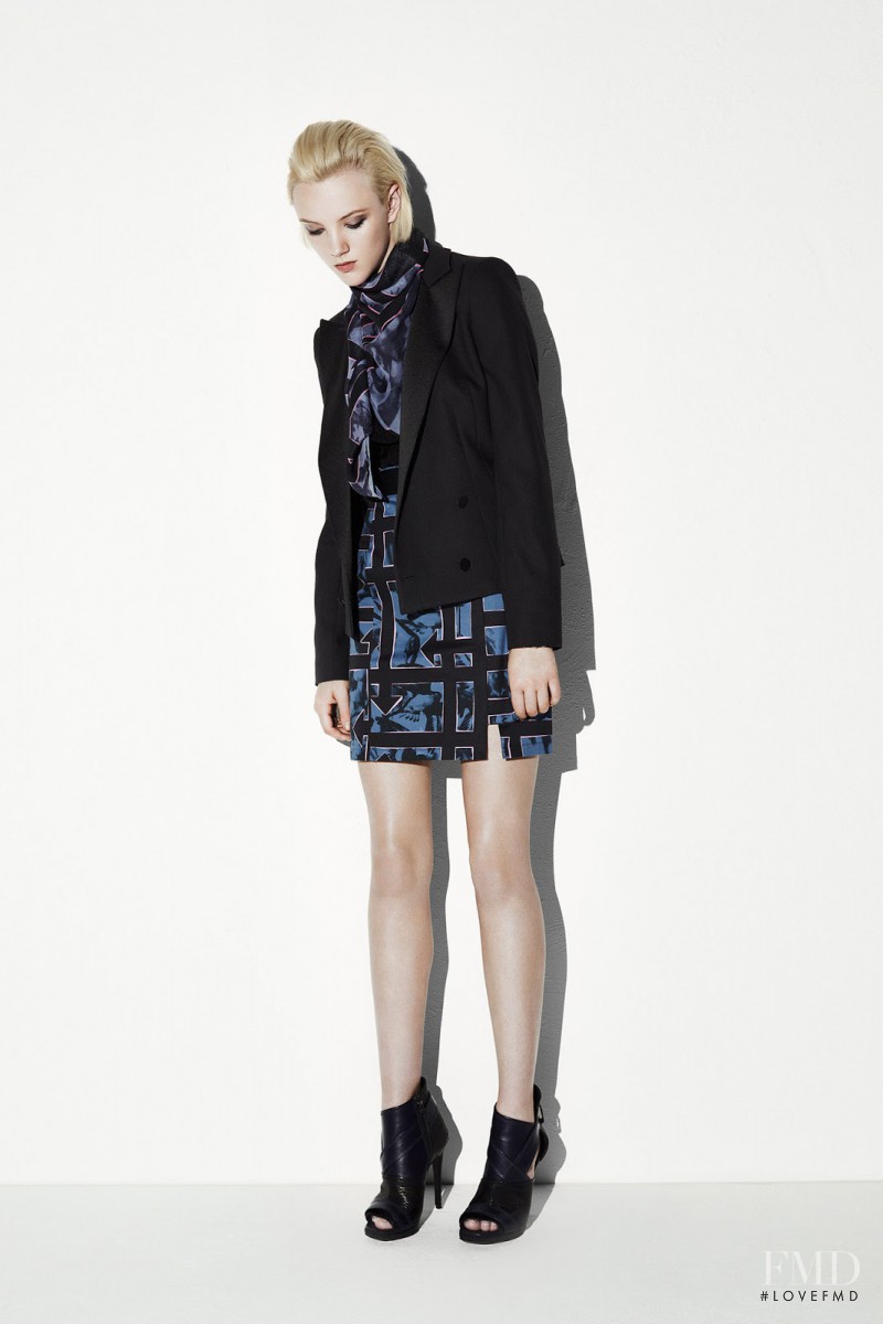 April Tiplady featured in  the McQ Alexander McQueen fashion show for Resort 2014