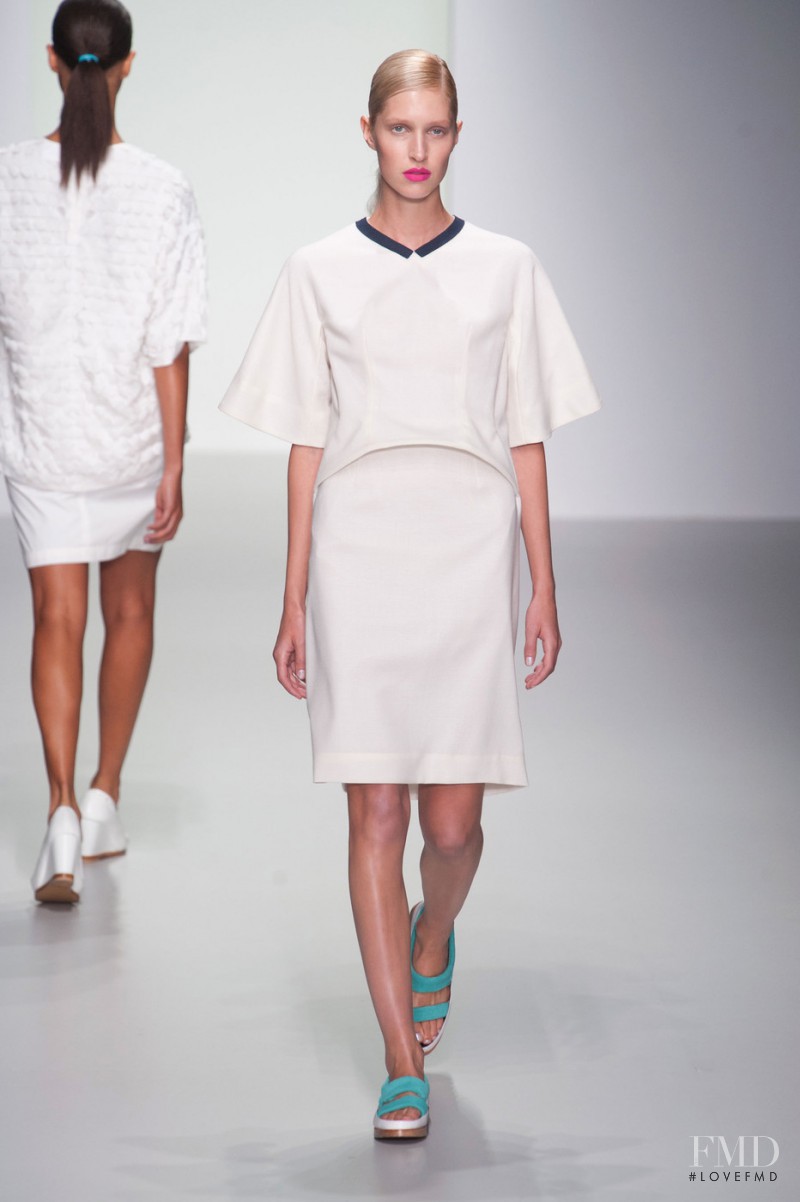 Eveline Rozing featured in  the J JS Lee fashion show for Spring/Summer 2014