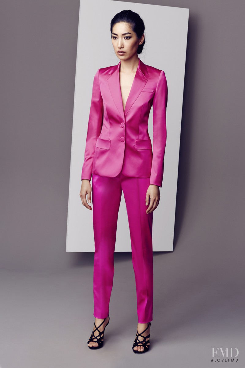 Gigi Jeon featured in  the Escada fashion show for Resort 2014