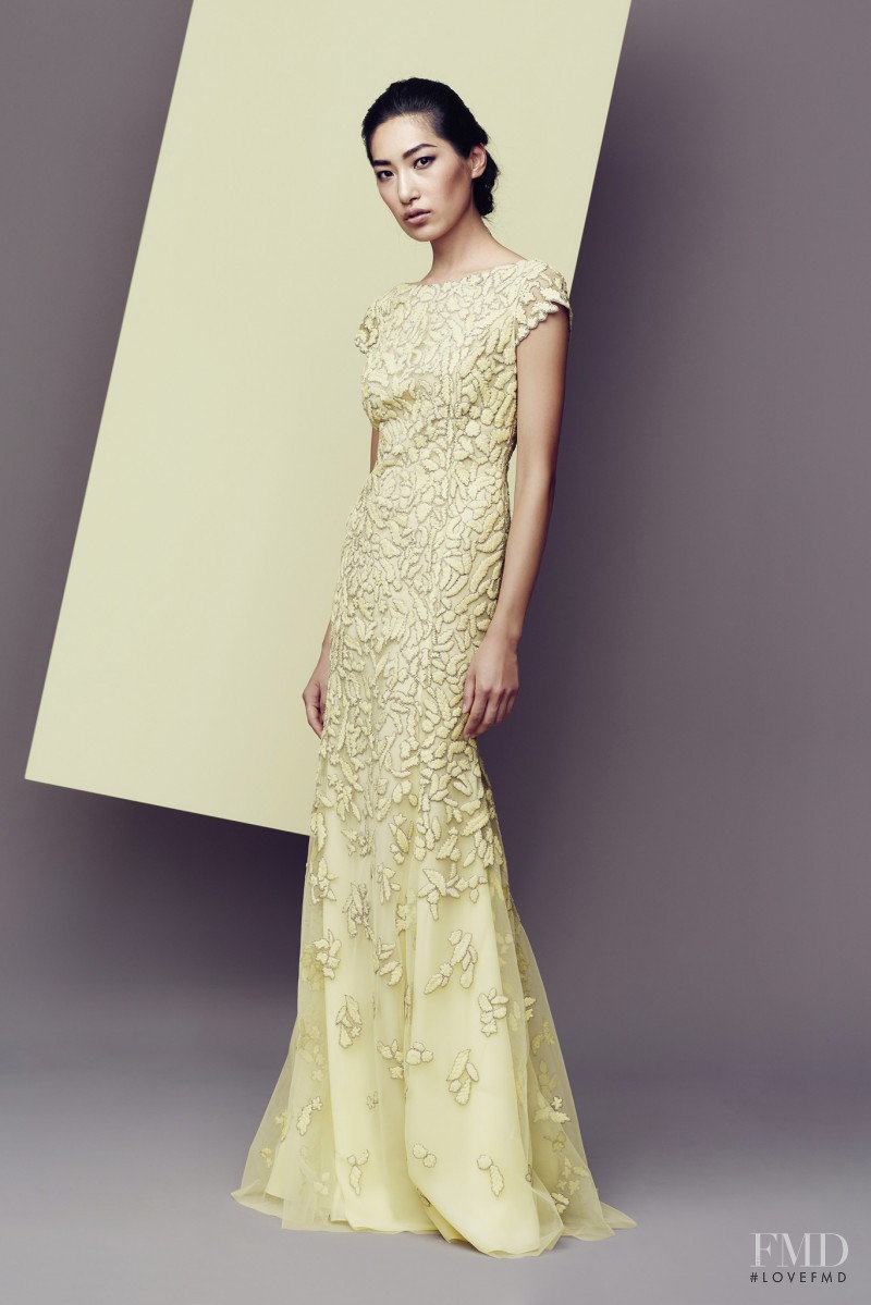 Gigi Jeon featured in  the Escada fashion show for Resort 2014