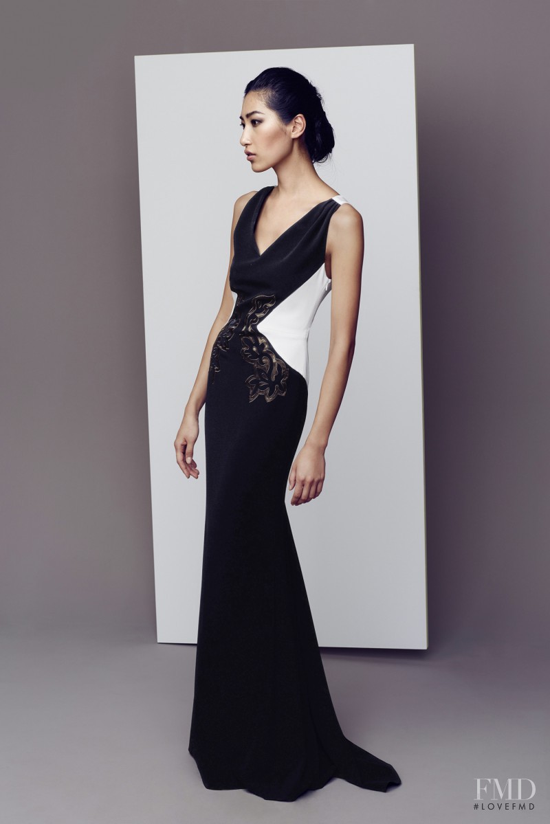 Gigi Jeon featured in  the Escada fashion show for Resort 2014