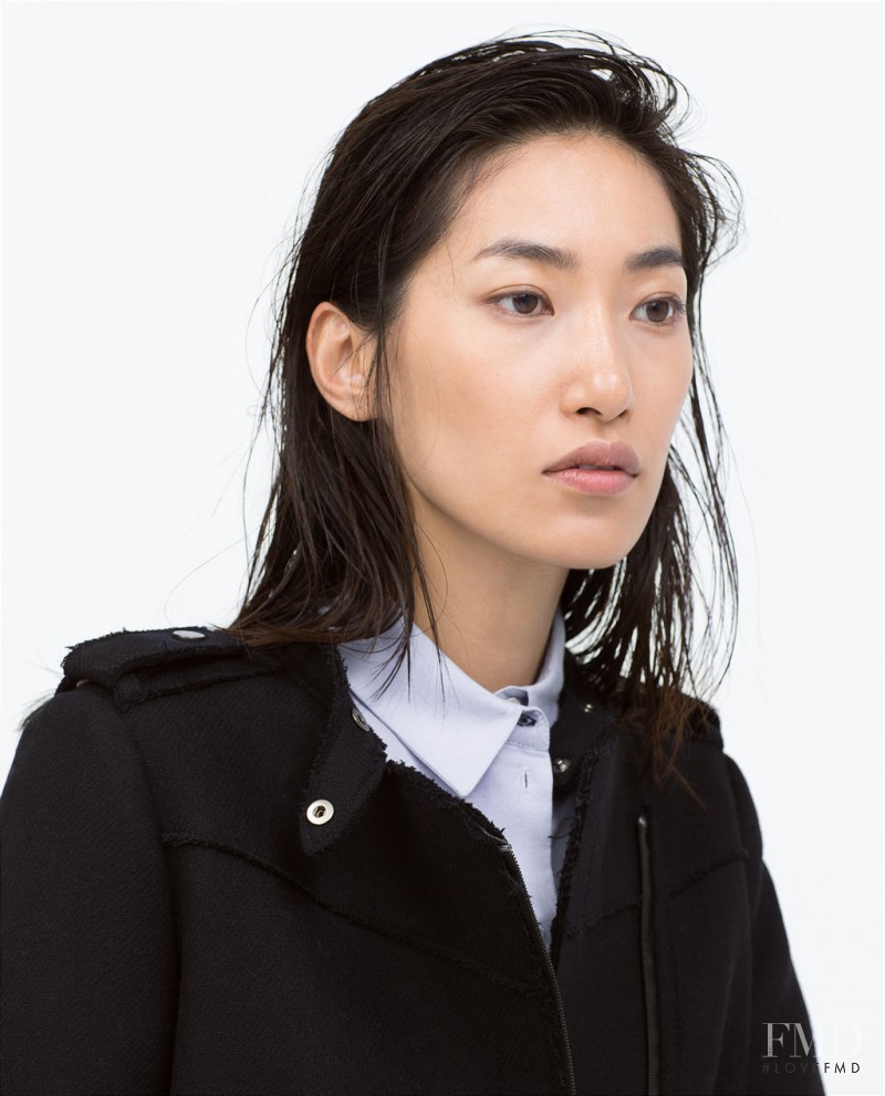 Gigi Jeon featured in  the Zara lookbook for Spring/Summer 2015