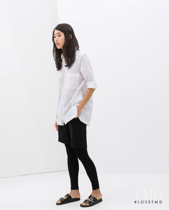 Gigi Jeon featured in  the Zara lookbook for Spring/Summer 2014