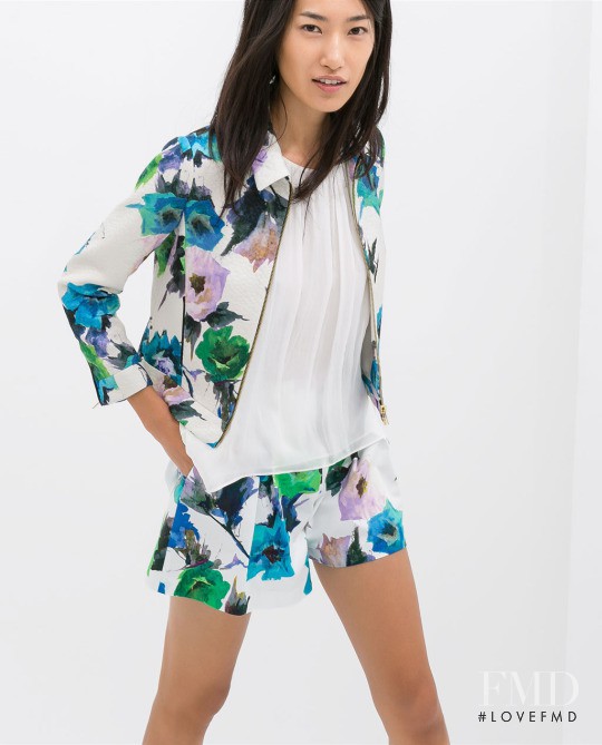 Gigi Jeon featured in  the Zara lookbook for Spring/Summer 2014