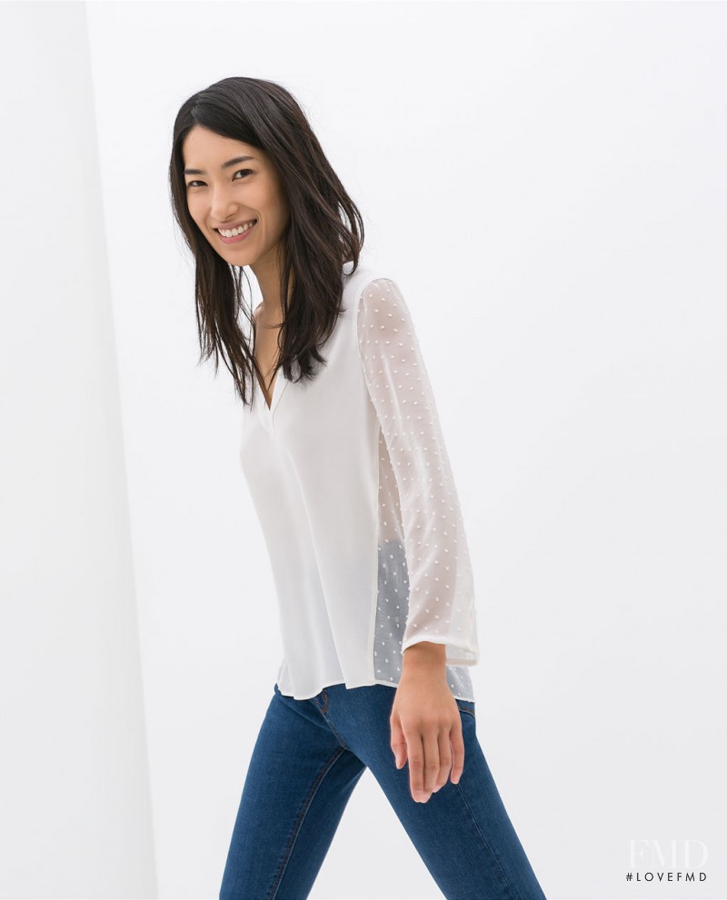 Gigi Jeon featured in  the Zara lookbook for Spring/Summer 2014