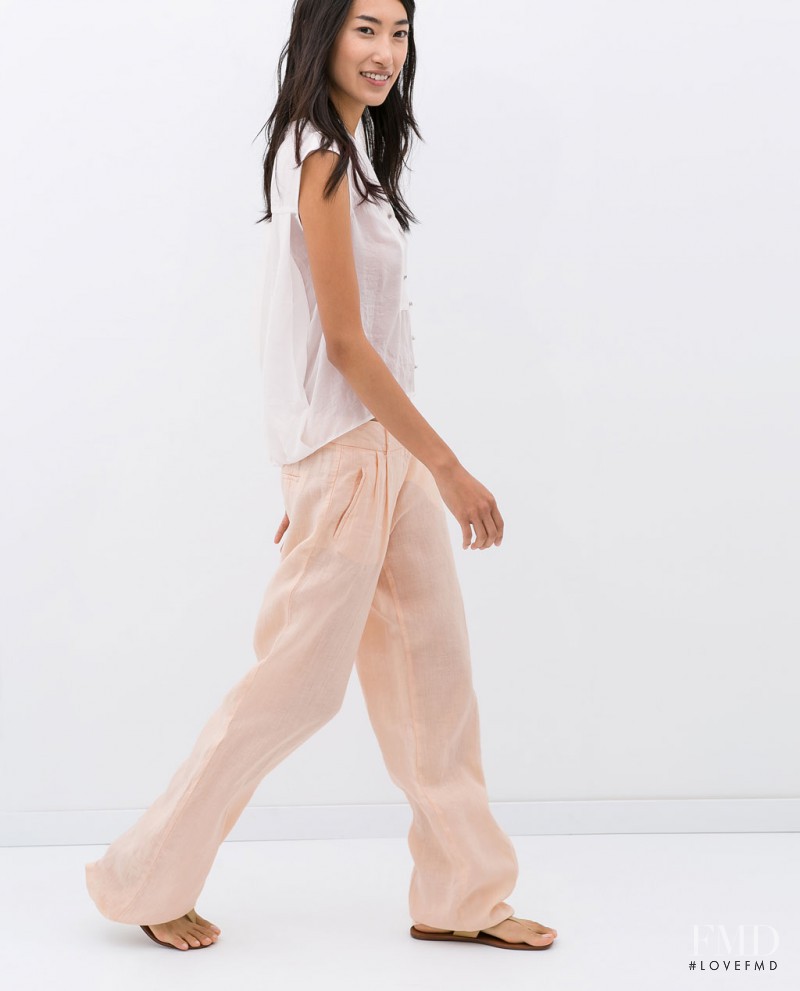 Gigi Jeon featured in  the Zara lookbook for Spring/Summer 2014