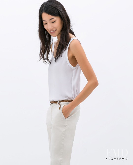 Gigi Jeon featured in  the Zara lookbook for Spring/Summer 2014