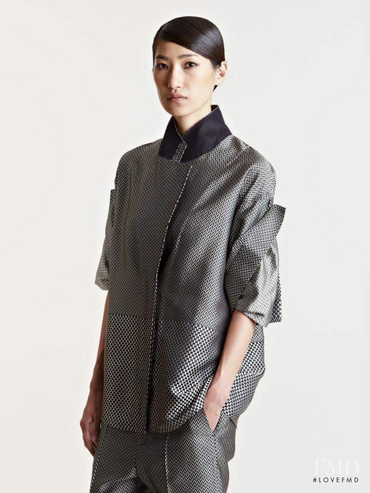 Gigi Jeon featured in  the LN-CC Outerwear catalogue for Autumn/Winter 2013