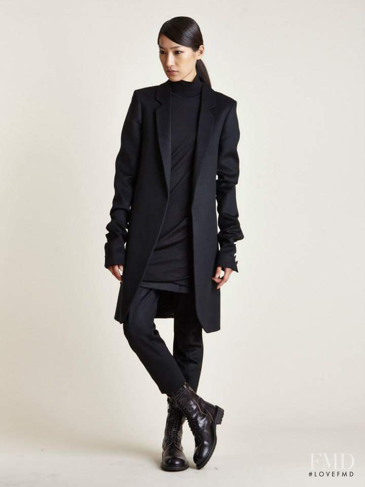 Gigi Jeon featured in  the LN-CC Outerwear catalogue for Autumn/Winter 2013