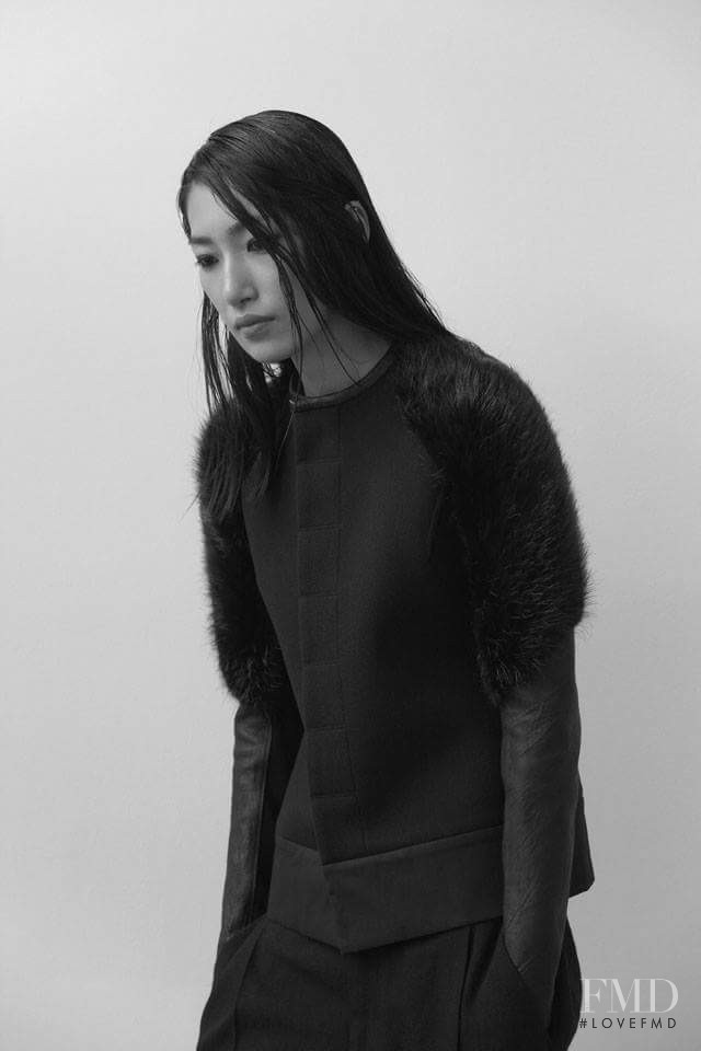 Gigi Jeon featured in  the LN-CC Outerwear catalogue for Autumn/Winter 2013