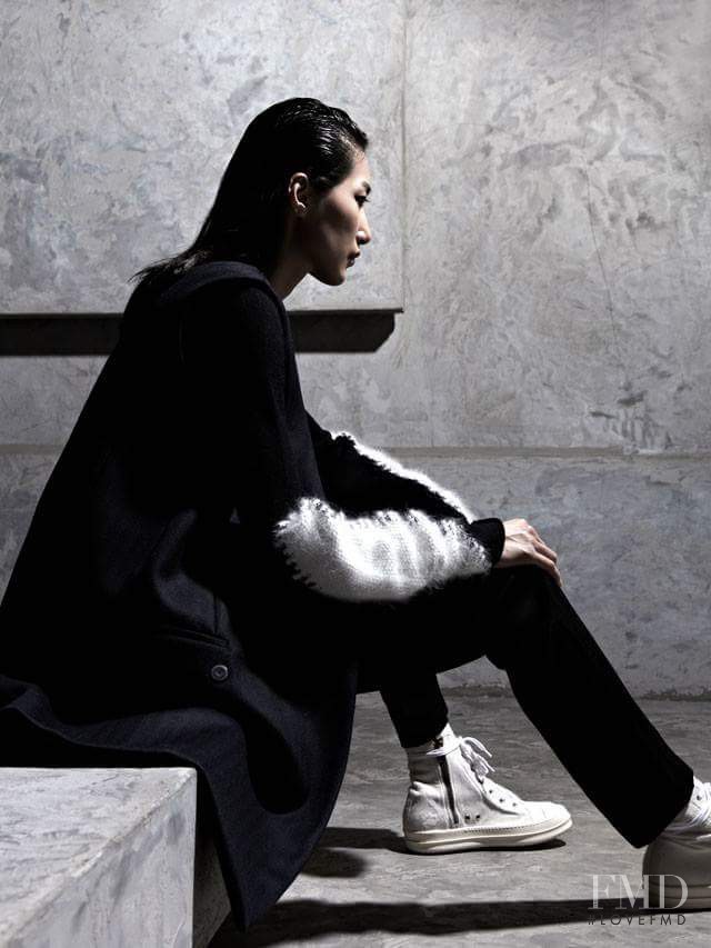 Gigi Jeon featured in  the LN-CC lookbook for Autumn/Winter 2013