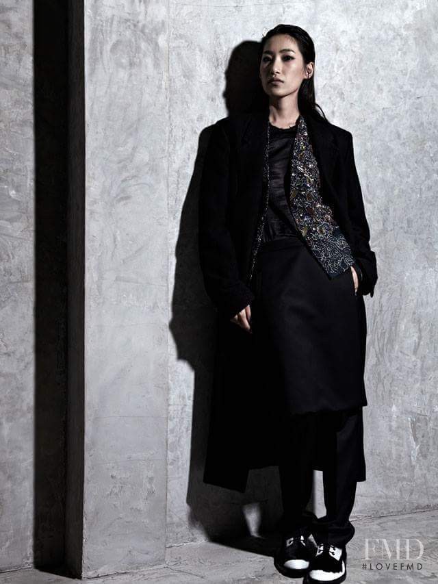 Gigi Jeon featured in  the LN-CC lookbook for Autumn/Winter 2013