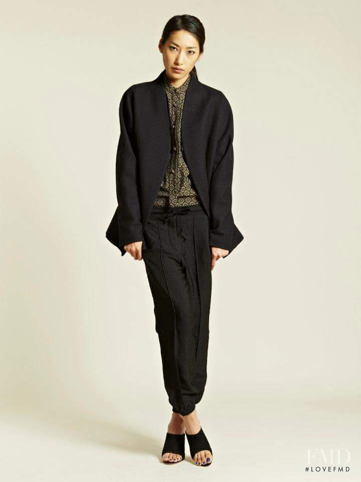 Gigi Jeon featured in  the LN-CC Style Shots catalogue for Autumn/Winter 2012