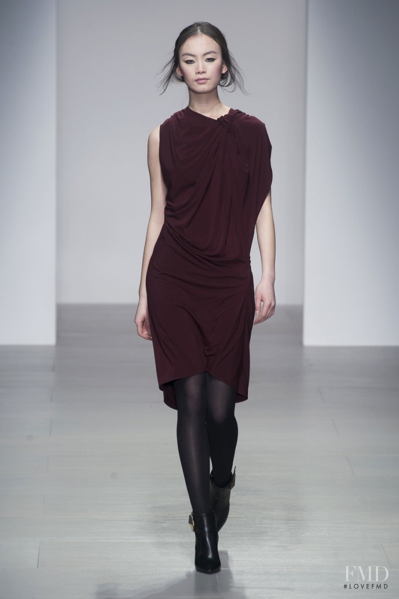 Ren Hui featured in  the Jean Pierre Braganza fashion show for Autumn/Winter 2014