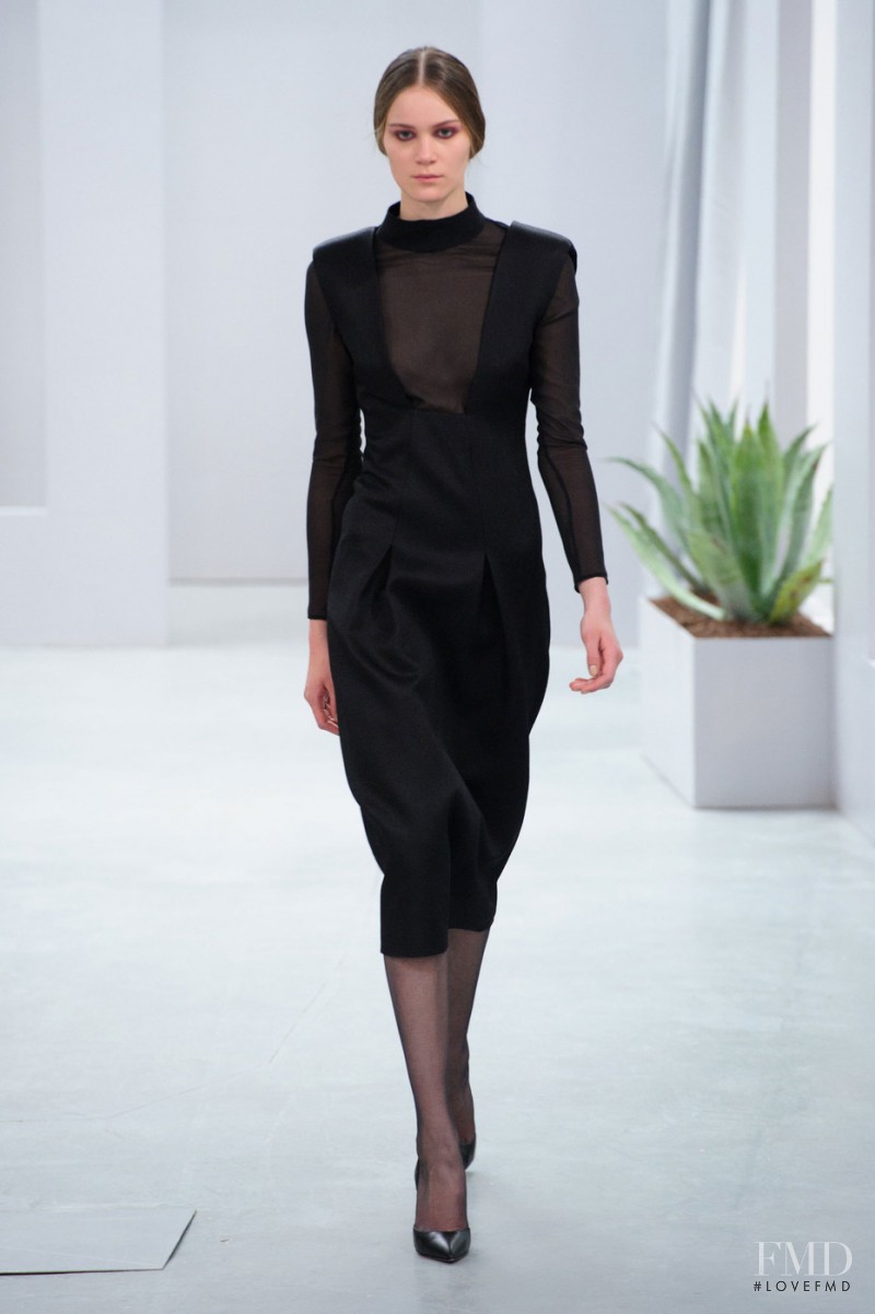 Nele Kenzler featured in  the Barbara Casasola fashion show for Autumn/Winter 2014