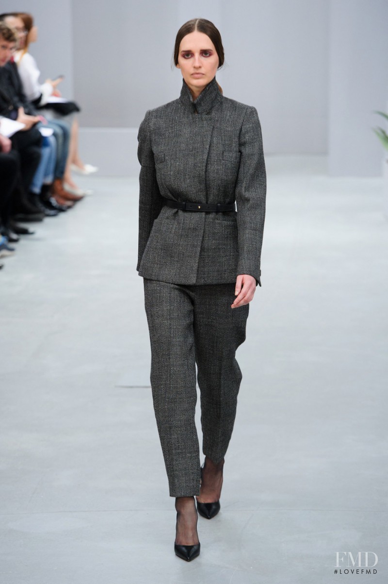 Sara Steiner featured in  the Barbara Casasola fashion show for Autumn/Winter 2014