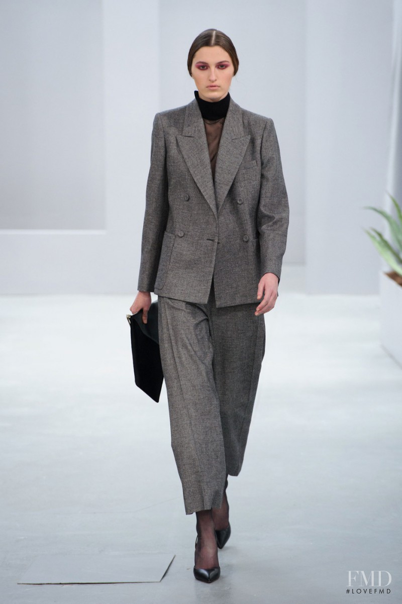 Zoe Huxford featured in  the Barbara Casasola fashion show for Autumn/Winter 2014