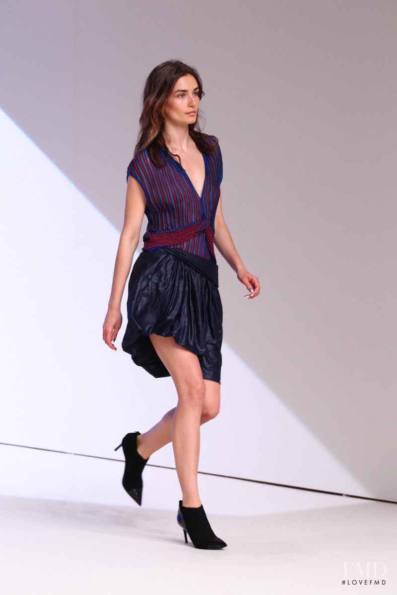 Andreea Diaconu featured in  the See by Chloe fashion show for Spring/Summer 2013