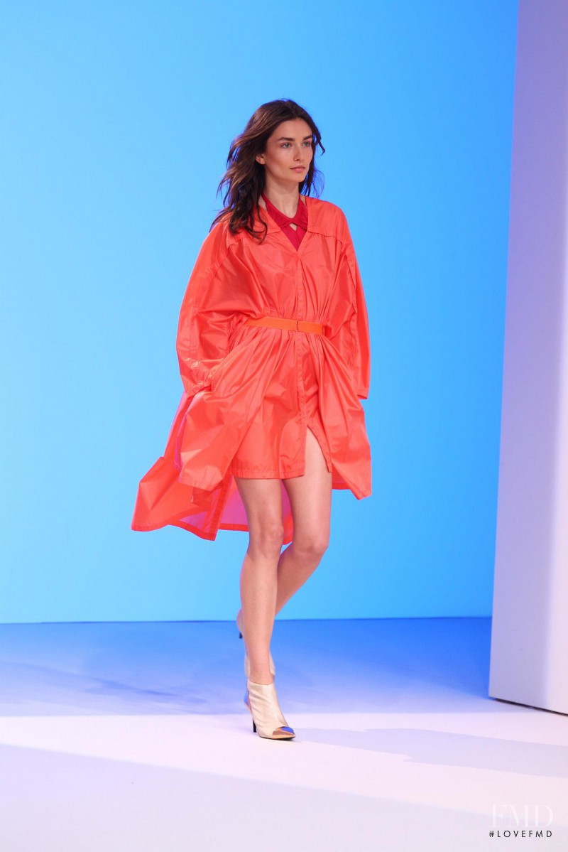 Andreea Diaconu featured in  the See by Chloe fashion show for Spring/Summer 2013