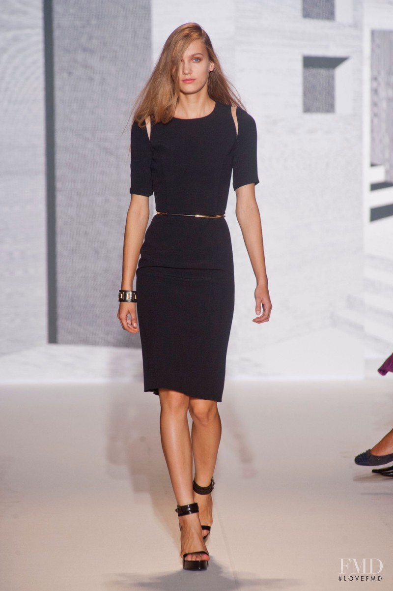 Vera Vavrova featured in  the Andrew Gn fashion show for Spring/Summer 2014