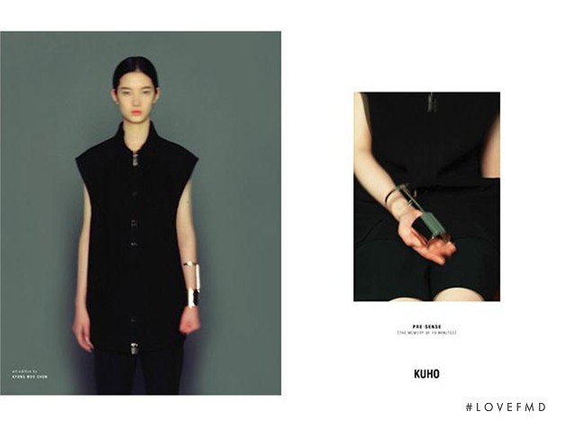 Cici Xiang Yejing featured in  the Kuho advertisement for Spring/Summer 2014