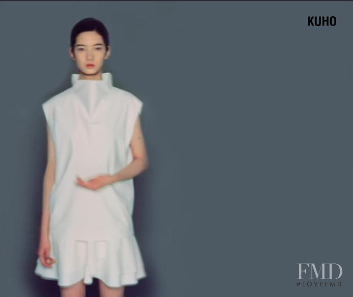 Cici Xiang Yejing featured in  the Kuho advertisement for Spring/Summer 2014