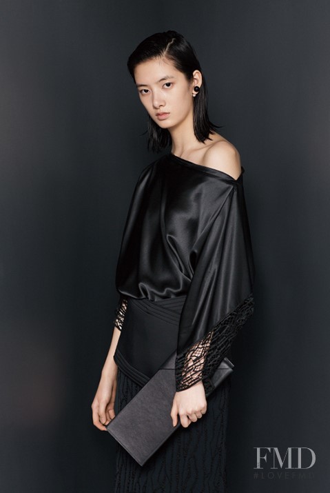 Cici Xiang Yejing featured in  the ZhuChongYun lookbook for Autumn/Winter 2015