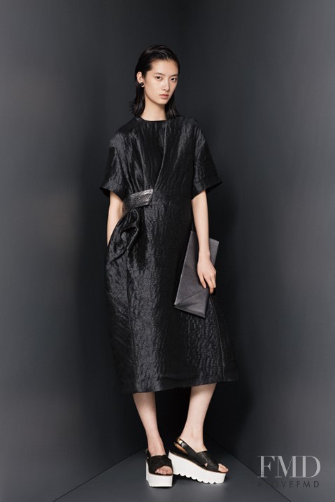 Cici Xiang Yejing featured in  the ZhuChongYun lookbook for Autumn/Winter 2015