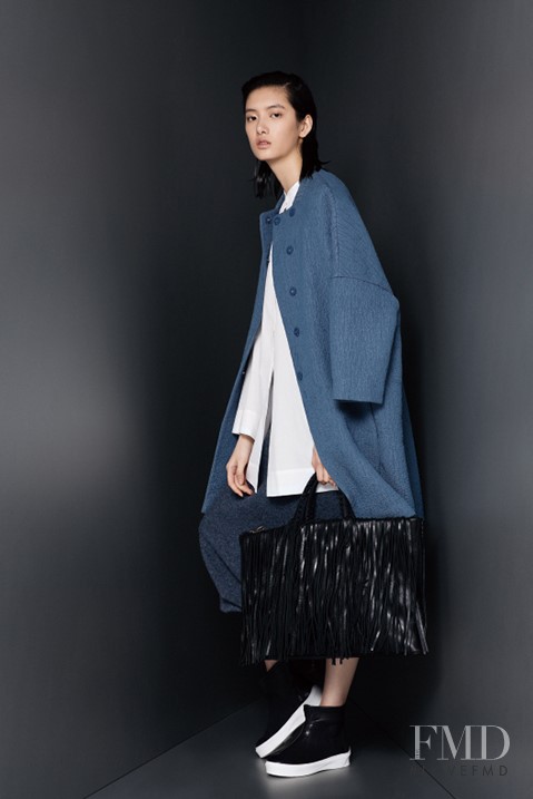 Cici Xiang Yejing featured in  the ZhuChongYun lookbook for Autumn/Winter 2015