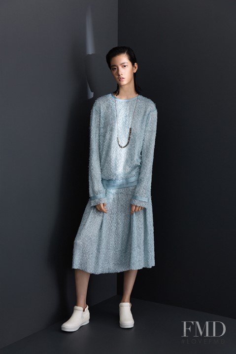 Cici Xiang Yejing featured in  the ZhuChongYun lookbook for Autumn/Winter 2015