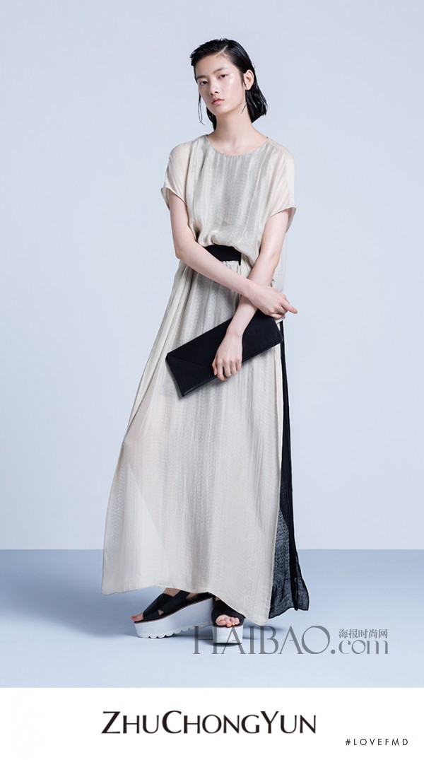 Cici Xiang Yejing featured in  the ZhuChongYun lookbook for Summer 2015