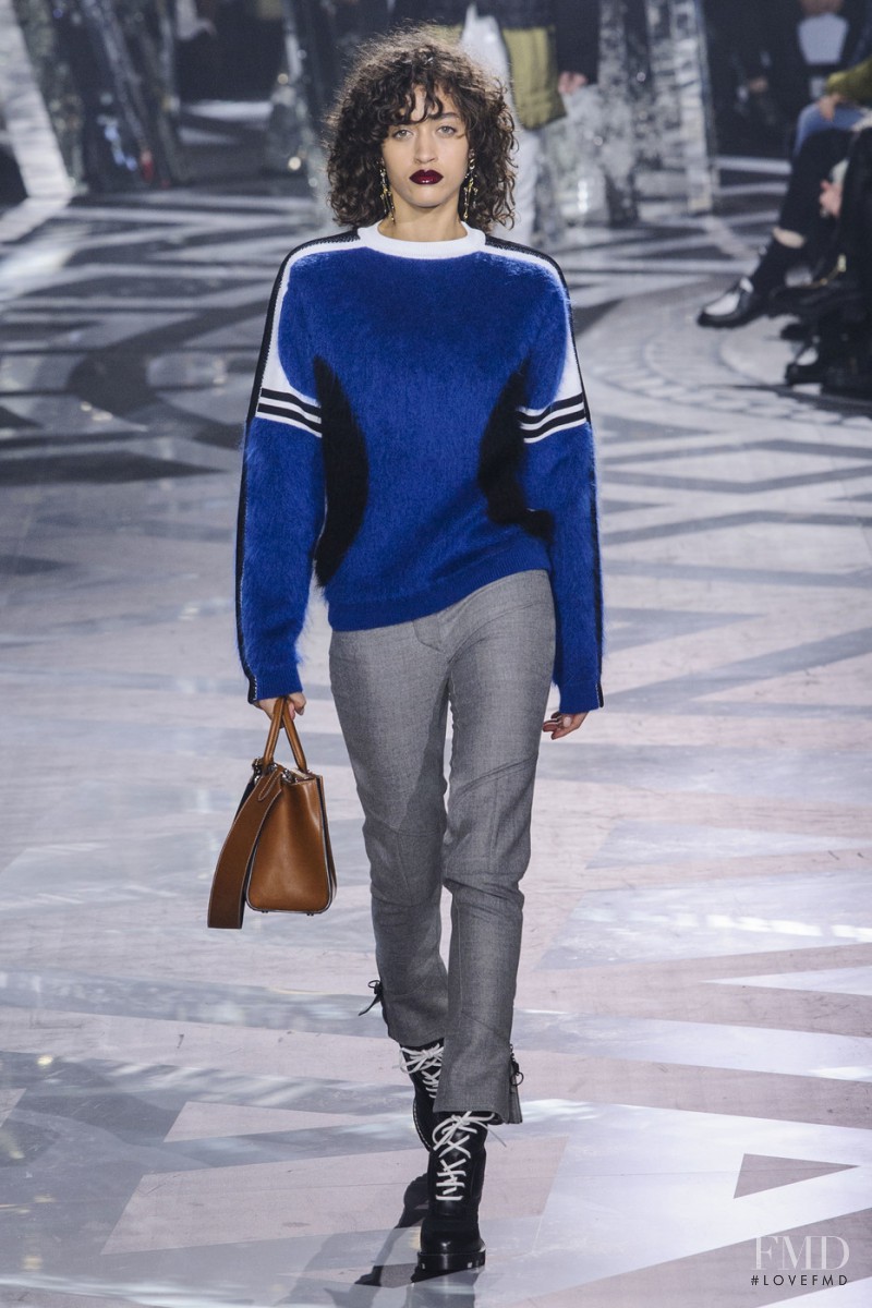 Alanna Arrington featured in  the Louis Vuitton fashion show for Autumn/Winter 2016