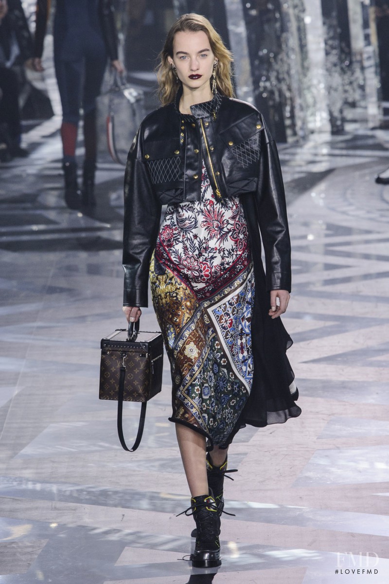 Maartje Verhoef featured in  the Louis Vuitton fashion show for Autumn/Winter 2016